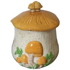 Arnels Vintage Mushroom Canister. For Sale at Ruby Lane
