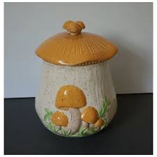 Arnels Vintage Mushroom Canister. For Sale at Ruby Lane