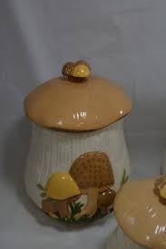 Vintage ARNELS Cottagecore Mushroom Canisters with Creamer ...