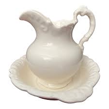 Antique Pitcher and Bowl by Camark | Chairish