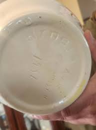 Vintage Water Bowl, Pitcher & Chamber Pot - Butterfly Design ...