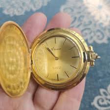 Vintage Swiss Arnex Gold 17 Jewels Pocket Watch - Etsy