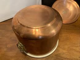 Vintage 1970s Copper Ice Bucket With Brass Lion Head Handles ...