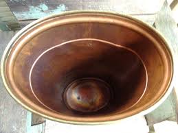 Vintage Ornate Italian Copper and Brass Umbrella Stand ...