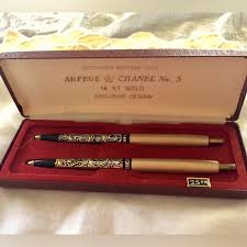 Arpege Chanel No. 5 | Other | Mid Century 4k Gold Perfumed ...