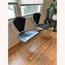 2 Vintage Italian Arrben Chairs from the 80s - AptDeco