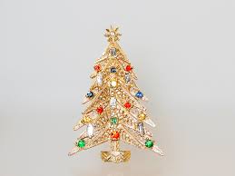 Art Christmas Tree Pin