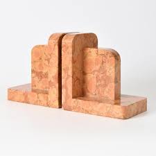 Art Deco Marble Bookends, 1930s, Set of 2 | Chairish