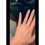 4 Carat IGI Certified Oval Shape Lab Grown Diamond Engagement Ring | 14K Yellow Gold |Tiara Three Stone Diamond Ring | FG-VS1-VS2 Quality Friendly Diamonds - Walmart.com