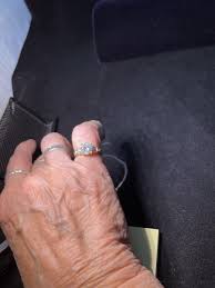 14K Yellow Gold Ring W/DQCZ Stones Sz6 Beautiful Engagement Promise Ring China | eBay