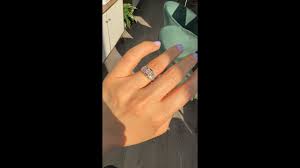 Antique Art Deco Platinum Old Asscher Cut Diamond and Ruby Engagement Ring For Sale at 1stDibs