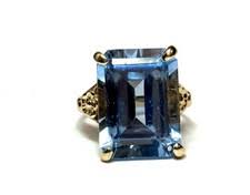 Topaz Band Yellow Gold 14k Gemstone Ring Fine Rings for sale | eBay