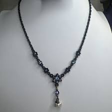 1928 Crystal Blue Fashion Necklaces & Pendants for sale | eBay