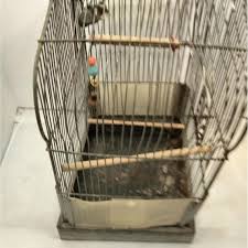 Crown Metal Bird Cage Antique Distressed Shabby Swing - Etsy