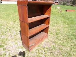 Antique Oak Barrister 3 Section Stacking Bookcase Mission Oak Quatersawn | eBay