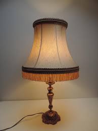 French Vintage Bronze Table Lamp: Art Nouveau Bedside Desk ...