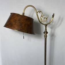 Vintage Wildwood Solid Brass Bridge Floor Lamp Brass Tole Shade Art Deco Heavy - Etsy