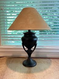 Lot #473 - Heavy Metal Table Lamp - (Works) - Adam's ...