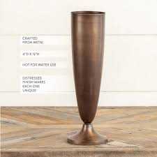 Elegant Bronze Bud Vase - Decor Steals