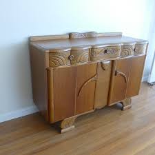 Art Deco Oak Buffet | Chairish