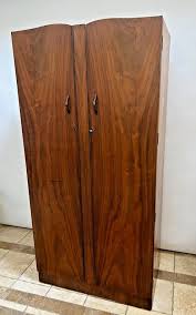 Gorgeous Art Deco Wardrobe Armoire Cabinet Double Locking ...
