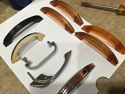 9 VINTAGE MCM DECO CATALIN PLASTIC & CHROME KITCHEN DRAWER ...