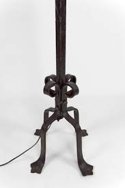 Rooster Floor Lamp in Wrought Iron by Jean Touret for ...