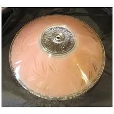 Vintage Deco Ceiling Fixture Mid-Century Modern - Ruby Lane