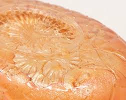 8.5" Marigold Carnival Glass Dish/ Bowl With Leaves and Flowers Design, Floral Pressed Glass, Collectible Vintage Glass Decor - Etsy