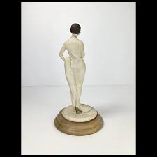 Vittorio Tessaro Signed Campodimente Porcelain 1930s Flapper ...