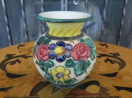 Fratelli Fanciullacci Italian Art Pottery Mid-Century Ceramic Vase Flowers 295 | eBay