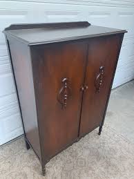 Vintage Walnut Chifforobe Wardrobe/Armoire for Sale in Long ...