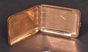 Lot - Cartier Boxed Set 14K Yellow Gold Cigarette Case