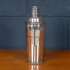 20th Century English Silver Plated Cocktail Shaker with Hidden Ice Compartment, 1930s | Chairish