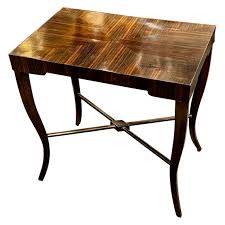 Rosewood Side Table by Karl Springer For Sale at 1stDibs