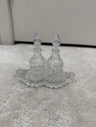 GLASS HEART BOTTLE SET, KNOBLER, SPAIN | Mercari