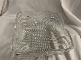 Vintage Genuine Handcut 24% Lead Crystal Square Bowl Made In ...