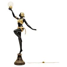 Vintage Art Deco Ballerina Floor Lamp at 1stDibs