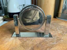 VINTAGE CHROME HOYA ART DECO CLOCK.(ADVERTISING) | eBay