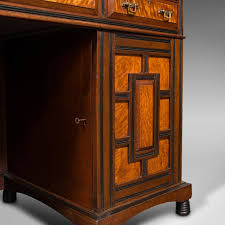 1880s Antique English Walnut Ladies Morning Room Desk | Chairish