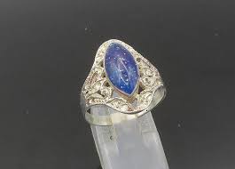 925 Sterling Silver Vintage Enamel Glitter Band Ring Sz 10.5 RG22137 - Etsy