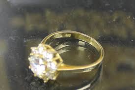 Vintage Gold Ring Made of 333 Yellow Gold, 8 Carat, With ...