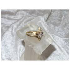 Vintage Diamond Waterfall Ring with 2-1/2 Carats of Diamonds ...