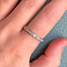 Art Deco Diamond Eternity Band Ring Platinum, c.1930