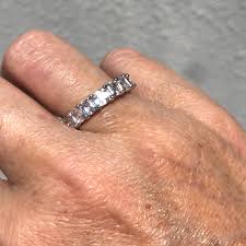 Jeulia 4PC Asscher Cut Sterling Silver Ring Set - Jeulia UK