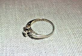 Vintage 14K White Gold Prism-Lite Diamond Ring | eBay