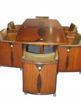 Art Deco Dining Set - Table and Chairs Boardrooom Suite