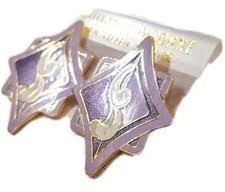 Purple Enamel Fashion Earrings for sale | eBay