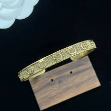 GUB4 Belt Buckle Carved Letter Bracelets For Men And Women ...