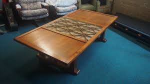 Large used timber coffee table | eBay